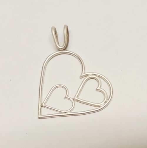 Judy Larson's No Measure Hearts, Any Size, Any Gauge  - , Contemporary Wire Jewelry, Butane Torch, Soldering, Solder, no measure hearts